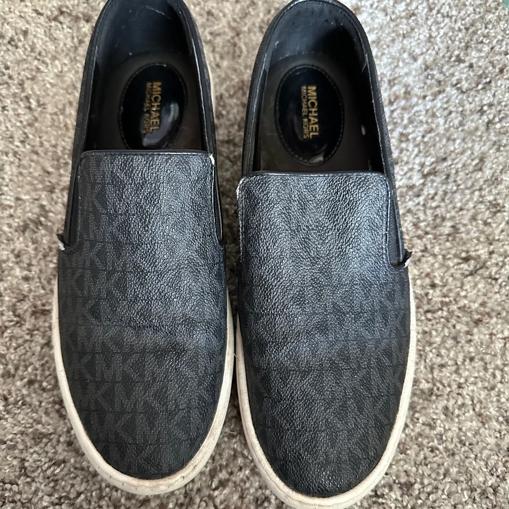 My Michael Kors logo shoes youth 6.5 black
